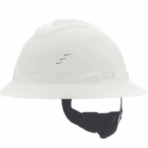 Casco V-Gard C1 Ala completa Ventilado blanco suspensión Fast Trac III, #Part:  10225622, MSA